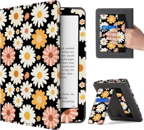 Vista 45 de CoBak - Funda con soporte para lector de libros electrónicos de 6.8 pulgadas - Funda con función de encendido y apagado automático, ranura