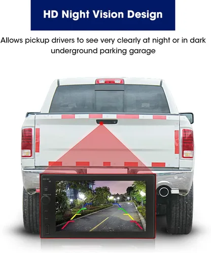 Vista 4 de Manija de puerta trasera con cámara de respaldo de visión trasera compatible con Dodge Ram 1500 (años 2009-2017), 2500 3500 (años 2010-2017)