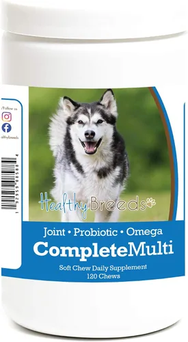 Vista 79 de Healthy Breeds Affenpinscher todo en uno multivitamínico suave masticable 120