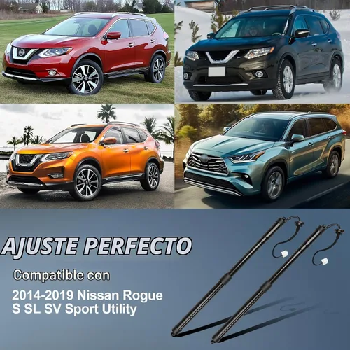 Vista 2 de Soporte de elevación de compuerta trasera eléctrica compatible con amortiguador de choque para Rogue S SL SV Sport Utility 2014-2019 Reemplaza