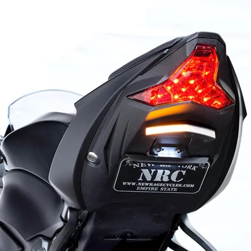 Vista 3 de Nuevo kit de eliminación de guardabarros Rage Cycles, compatible con Kawasaki ZX-6R 2019-Present (sin tucked)