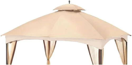 Vista 10 de Garden Winds Toldo de repuesto duradero 350 compatible con Massillon Biscayne de 10 x 12 pies modelo L-GZ933PST - Beige