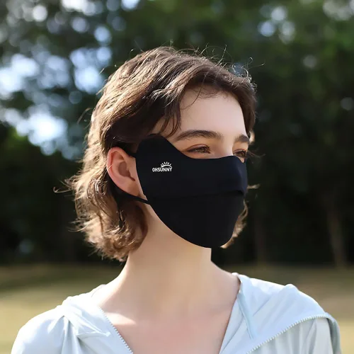 Vista 2 de UV Face Covering UPF 50+ Women Breathable Mask Sun Protection Reusable Outdoor