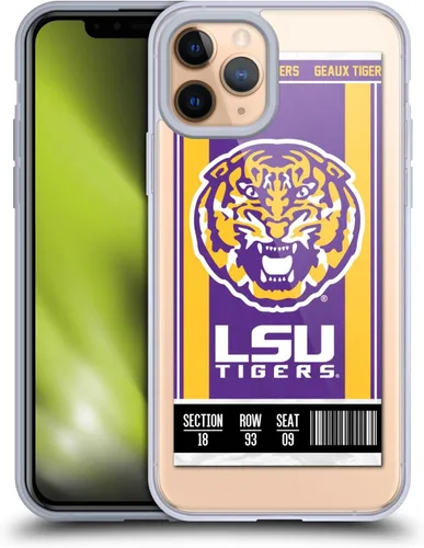 Vista 168 de Head Case Designs Funda de gel suave con licencia oficial de la Universidad Estatal de Louisiana LSU Camou compatible con Apple iPhone 7 Plus/iPhone