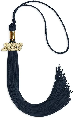 Vista 37 de Endea Graduation - Borla de un solo color con fecha dorada (Oro Antiguo, 2020)