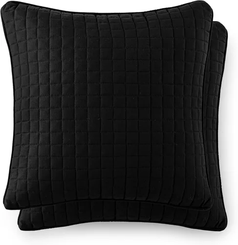 Vista 50 de Fundas Southshore Fine Linens Vilano Springs, para almohada, acolchadas, Microfibra, Pizarra, 20" x 36" 15 - Pizarra