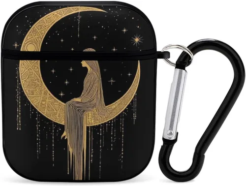 Vista 21 de Funda protectora de silicona compatible con AirPods 2 y 1 (camuflaje militar de camuflaje frío)