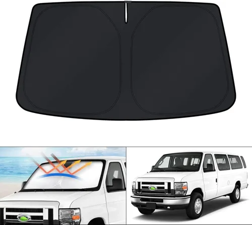 Vista 192 de KUST Parasol para parabrisas para BMW X1 F48 2016, 2017, 2018, 2019, 2020, 2021, 2022, accesorios de ajuste personalizado, parasol plegable