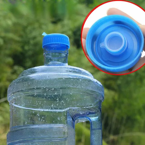 Vista 2 de Tapón dispensador de botella de agua reutilizable de 3 a 5 galones, rosca en la tapa de la jarra de 2.165 in