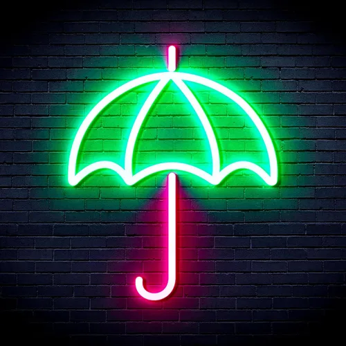 Vista 29 de ADVPRO Paraguas Flex Silicona LED Neon Sign - Púrpura - st16s33-fnu0016-p
