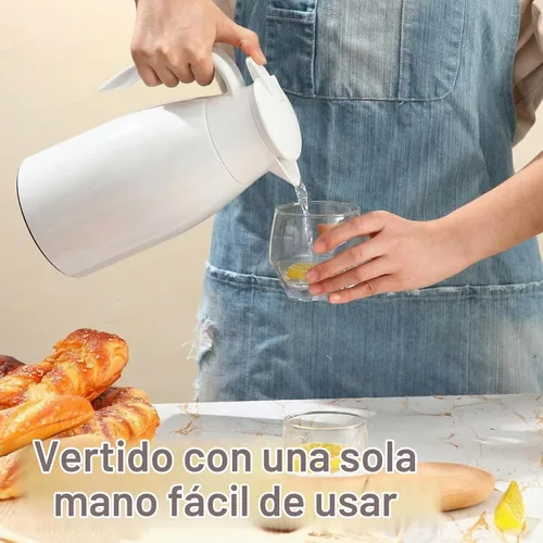 Vista 5 de Norme - Crema térmica para jarra de café, 2 unidades, color beige, 51 onzas