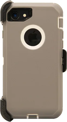 Vista 8 de Hand-e Funda con clip para cinturón para iPhone SE 3ª y 2ª generación 2022-2020 / iPhone 8 / iPhone 7 (4.7") Funda protectora 2 en 1 con protector