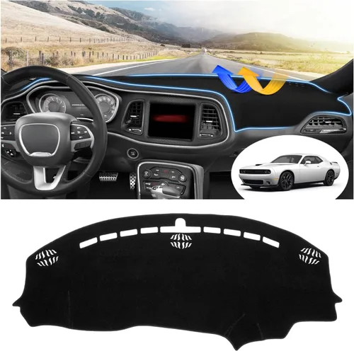Vista 100 de FIILINES Cubierta para tablero Compatible con Mazda 3 2010-2013 Accesorios Tapete para tablero para Mazda 3 Accesorios Tapete para salpicadero