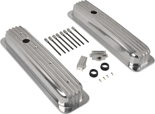 Vista 11 de Cubierta de válvula de motores de aluminio fundido con soportes de bobina compatible con GM LS LS1 LS2 LS3 LS6 5.3 6.0 - Negro