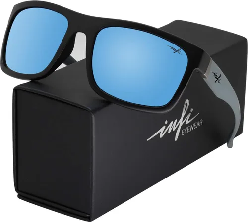 Vista 11 de INFI Gafas de sol polarizadas de pesca para hombre, para conducir, correr, con protección UV400