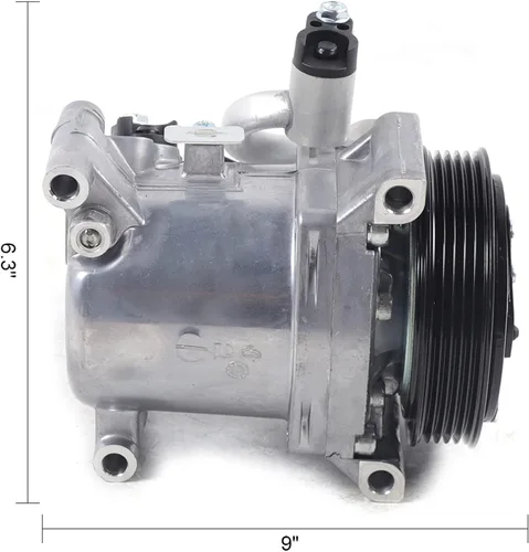 Vista 7 de Compresor de aire A/C CA con embrague para Suzuki SX4 todos los modelos 2007 2008 2009, compresor de CA A/C + embrague se adapta a Suzuki SX4