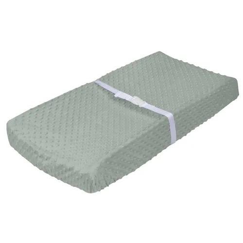 Vista 9 de Gerber Funda unisex para cambiador de bebé, niños y niñas, neutro, recién nacido, para guardería, color celeste, talla única Celestial