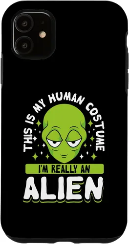 Vista 5 de Funda para disfraz de alienígena para iPhone 15