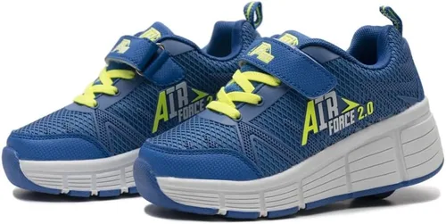 Vista 5 de SDSPEED Zapatos de ruedas para niños y niñas, zapatos de ruedas con ruedas