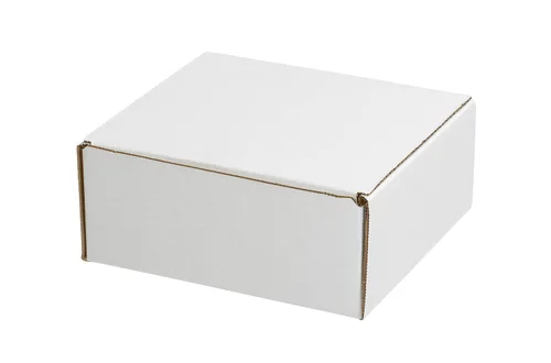 Vista 5 de Aviditi Cajas de correo de literatura blanca, 14 x 14 x 2 pulgadas, paquete de 50, a prueba de aplastamiento, para envío, correo y almacenamiento