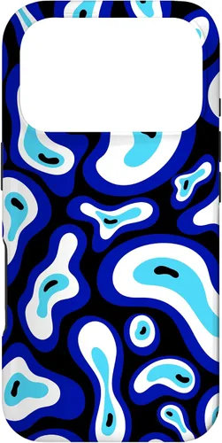 Vista 30 de Malvado de ojo turco Groovy Swirl patrón Good Vibes teléfono caso para iPhone 17