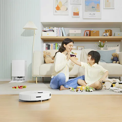 Vista 6 de Juego de 8 almohadillas de limpieza para aspiradora robot Roborock QV 35A/Saros 10R/Q Revo/Qrevo S/Qrevo Pro/Qrevo Plus/Qrevo Master/Qrevo