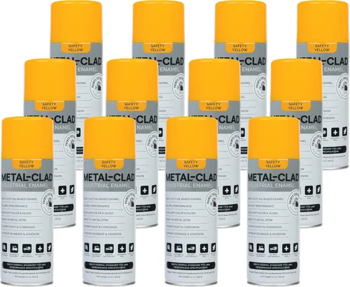 Vista 42 de Pinturas para la industria Esmalte industrial, Pintura en aerosol - Maquinaria de hierro de metal de acero - 1 lata (aluminio metálico) 9-S-1423