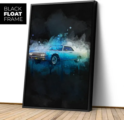 Vista 2 de Awesometik Acuarela de coche retrato retrato oscuro coche pintura de foto regalo personalizado para los amantes de los coches acuarela arte sobre