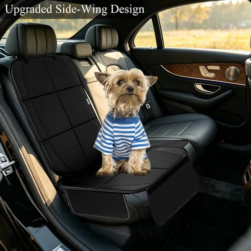 Vista 2 de Meolsaek Protector de asiento de automóvil para asiento de automóvil infantil, funda de asiento de automóvil impermeable 600D, tela acolchada más 1