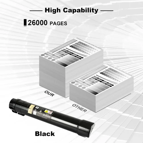 Vista 3 de Cartucho de tóner remanufacturado para Xerox Workcentre 7525/7530/7535/7545/7556/7830/7835/7845/7855 compatible con tóner negro 006R01513 26000