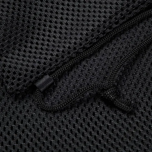 Vista 6 de Frienda - Mochila de malla con cordón multifunción, color negro