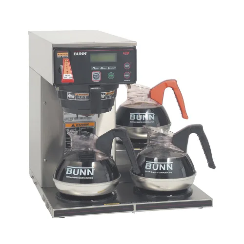 Vista 4 de BUNN Axiom DV-3 - Cafetera de 12 tazas con 1000 filtros Gris