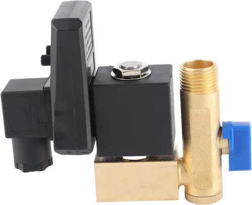 Vista 9 de Válvula de drenaje automática G1/2 DN15 Válvula de drenaje electrónica automática cronometrada para gestión de condensado de compresor de aire (230V)