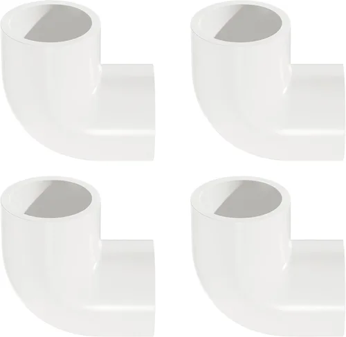 Vista 12 de Accesorios de codo de PVC de 90 grados de 1 pulgada, se adapta a tubos OD SCH40 de 1.315 pulgadas, paquete de 20 Conectores de grado de muebles