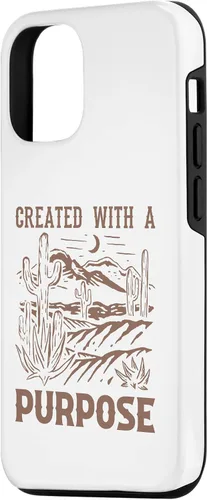 Vista 2 de iPhone 15 creado con un propósito Christian Cactus Desert Boho Western Case