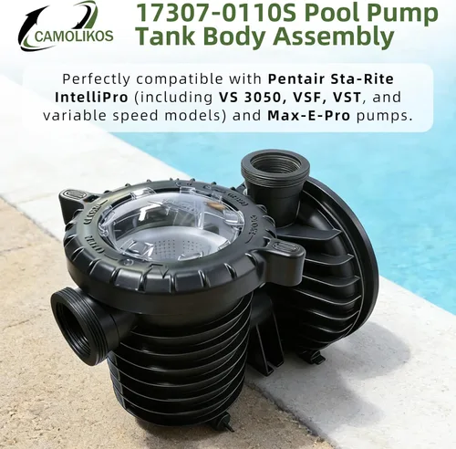 Vista 3 de 17307-0110S Conjunto de cuerpo de tanque de bomba de piscina se adapta a Pentair Sta-Rite IntelliPro VS 3050 Bombas Serie Max-E-Pro Conjunto