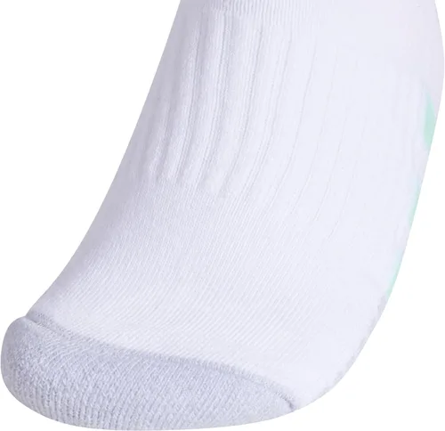 Vista 4 de adidas Calcetines de cuarto acolchados para mujer (3 pares) Ajuste sobre el tobillo con compresión del arco