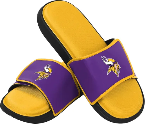 Vista 16 de FOCO mens NFL Team Logo Sport Shower Foam Slide Flip Flop Sandals