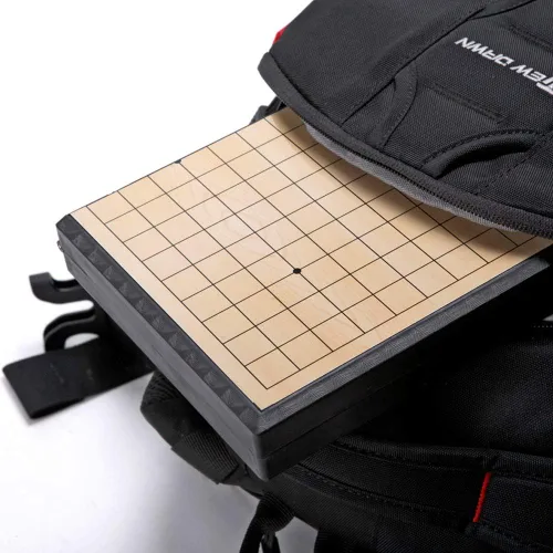 Vista 2 de Juego magnético Go de 19 x 19 pulgadas, tablero plegable de 11 pulgadas con 361 piedras magnéticas, juego de viaje portátil para 2 jugadores, a