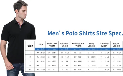 Vista 6 de PRIUMPH Mens Golf Polo ShirtsShort Sleeve Quick Dry Moisture Wicking Golf Polo Shirts for Men