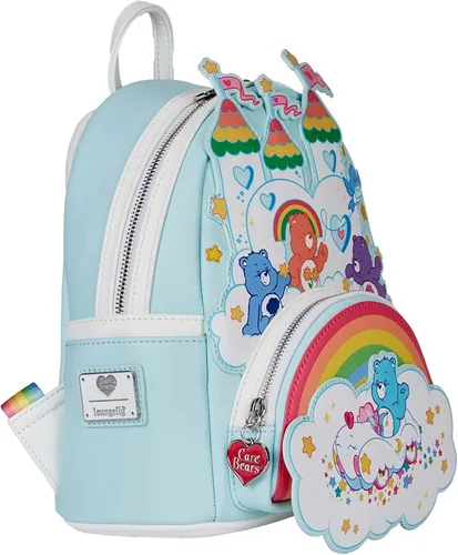 Vista 3 de Loungefly Care Bears Care-A-Lot Castle - Mini mochila, Multi, Care Bears Care-a-lot Castle Mini mochila