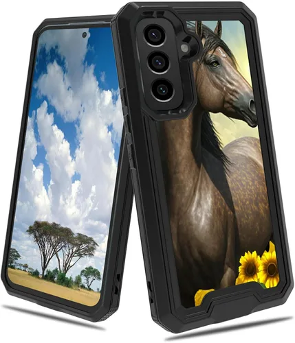 Vista 83 de Funda para Samsung S23 FE Funda Galaxy S23 FE 2 en 1 PC duro de doble capa TPU suave a prueba de golpes Funda protectora para Samsung Galaxy S23 FE