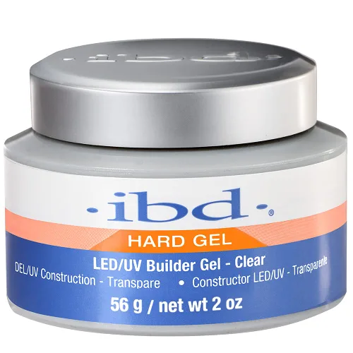 Vista 6 de IBD Gel duro LED/UV Geles, para extensiones y mejoras de uñas, transparente 2oz
