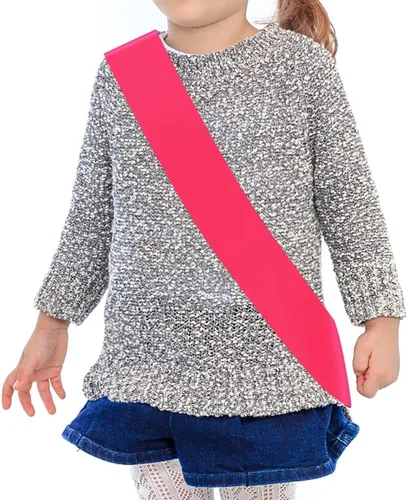Vista 5 de Faja personalizada para niños, banda de fiesta de tamaño infantil personalizada