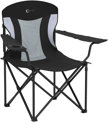 Vista 7 de PORTAL Silla plegable grande y alta de gran tamaño, portátil, resistente, plegable, XXL, para acampar al aire libre o adultos, soporta hasta 600