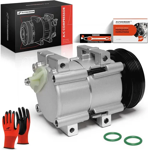 Vista 10 de A-Premium Compresor de A/C con embrague compatible con Ford Taurus 3.8L 1988-1991, Thunderbird 3.8L 1989-1997, Mercury Cougar 3.8L 1989-1997, Sable