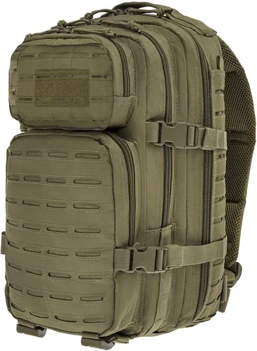 Vista 9 de Mochila táctica militar Miramrax para hombres 35L, pequeña, sistema Molle, resistente al agua, mochila de asalto de 3 días para bolsa de evacuación