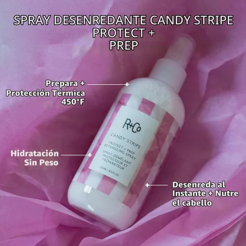 Vista 3 de R+Co CANDY STRIPE Protect + Prep Detangling Spray