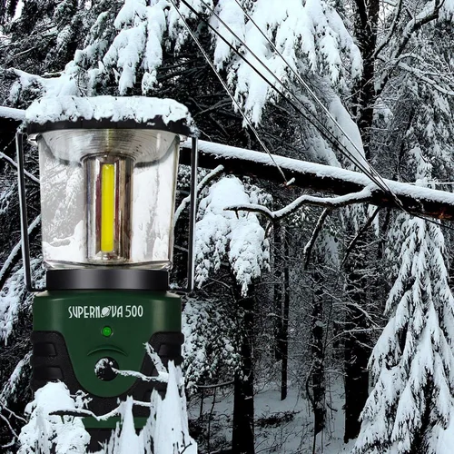 Vista 6 de Linterna alimentada por batería Supernova, brillante, de larga duración, linterna de camping LED resistente al clima, ideal para tormentas