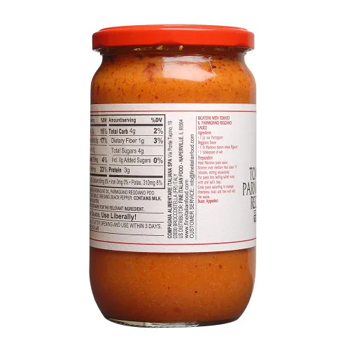 Vista 2 de Salsa de pasta Parmigiano Reggiano, elaborada con ingredientes frescos y certificada por el Consorzio de Parmigiano Reggiano 24 oz, paquete de 2